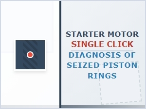 Distinguishing Starter Click From Seized Piston Rings